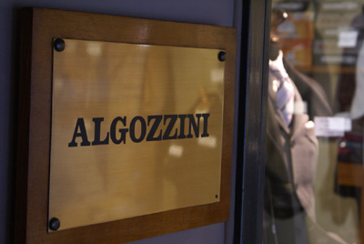 negozio algozzini a torino in via nizza, ingresso